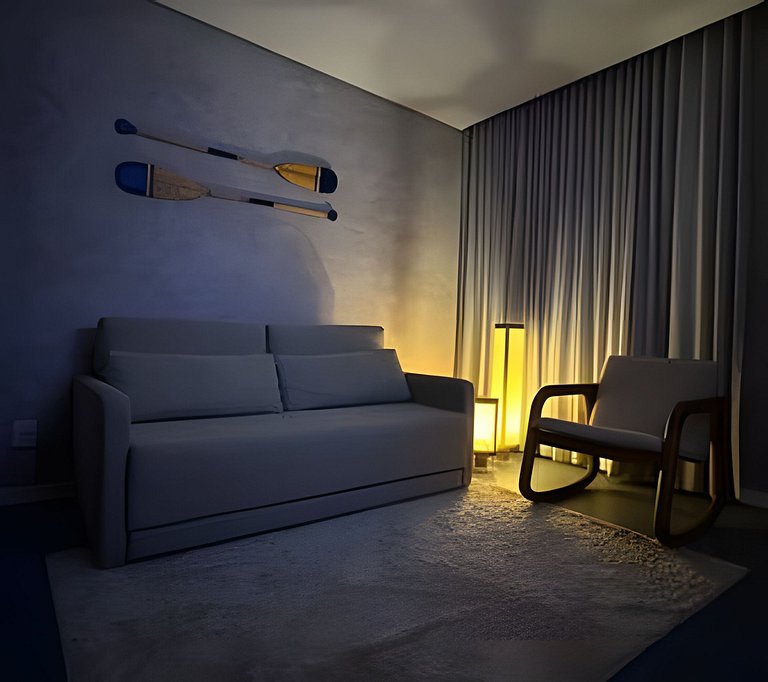 Refúgio na Praia • Vista Mar • Mesa Frente Mar