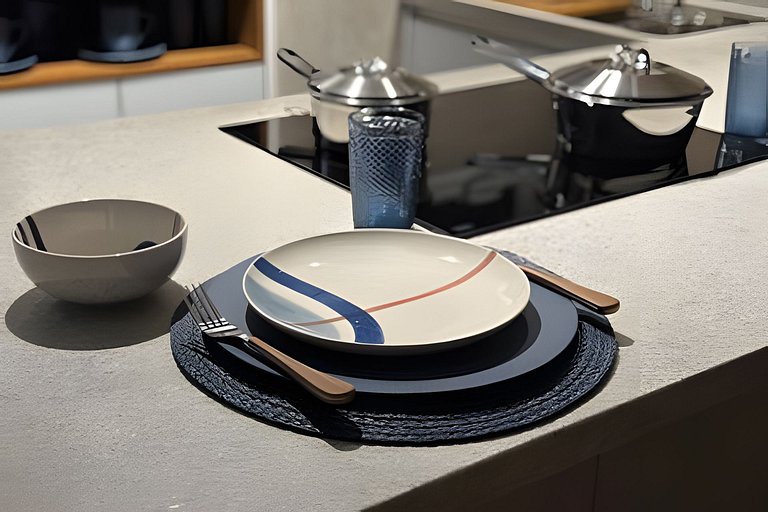 Refúgio na Praia • Vista Mar • Mesa Frente Mar