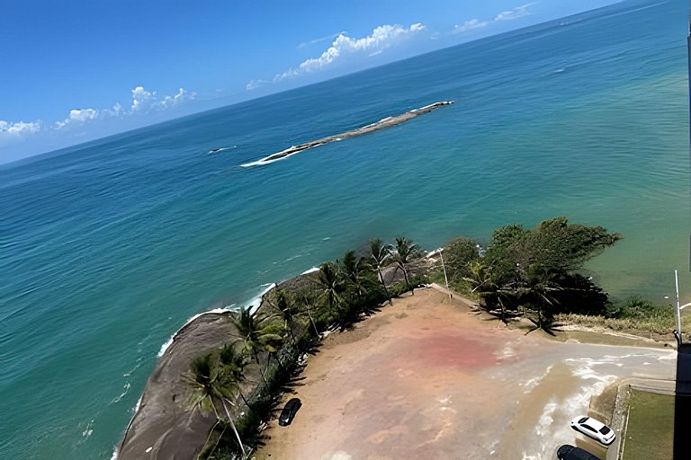 Refúgio na Praia • Vista Mar • Mesa Frente Mar