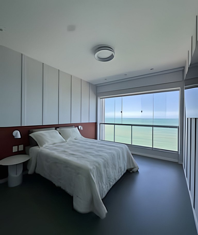 Vista Mar Incrível • Banheira c/Vista • Ar + Lava