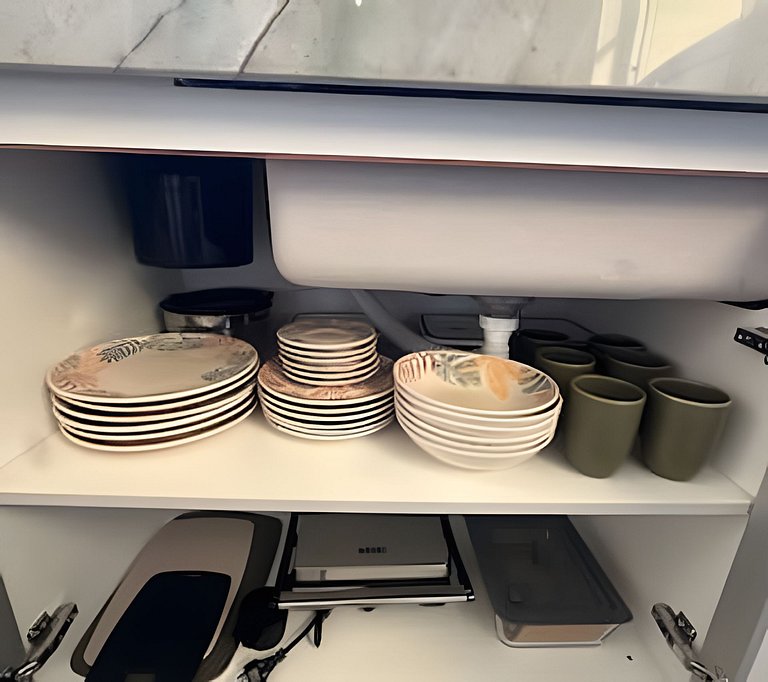 Vista Mar Incrível • Banheira c/Vista • Ar + Lava