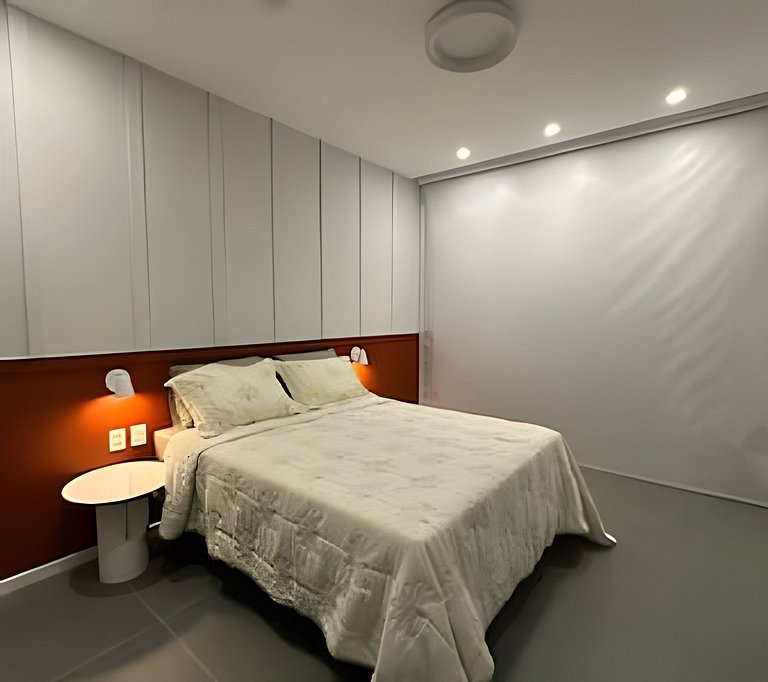 Vista Mar Incrível • Banheira c/Vista • Ar + Lava