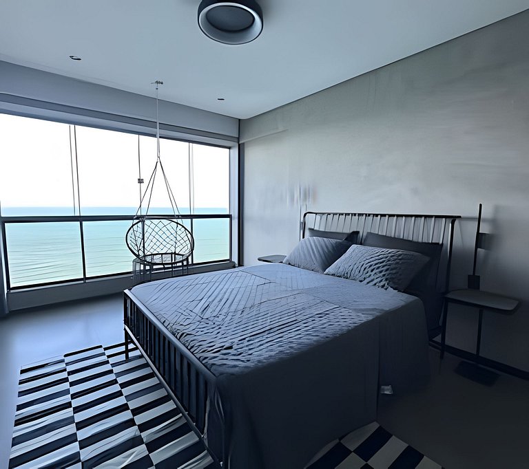 Vista Mar Incrível • Balanço • Ar + Lava e Seca