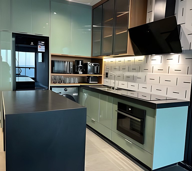 Vista Mar Incrível • Balanço • Ar + Lava e Seca