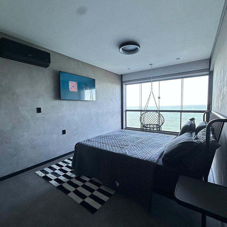 Vista Mar Incrível • Balanço • Ar + Lava e Seca