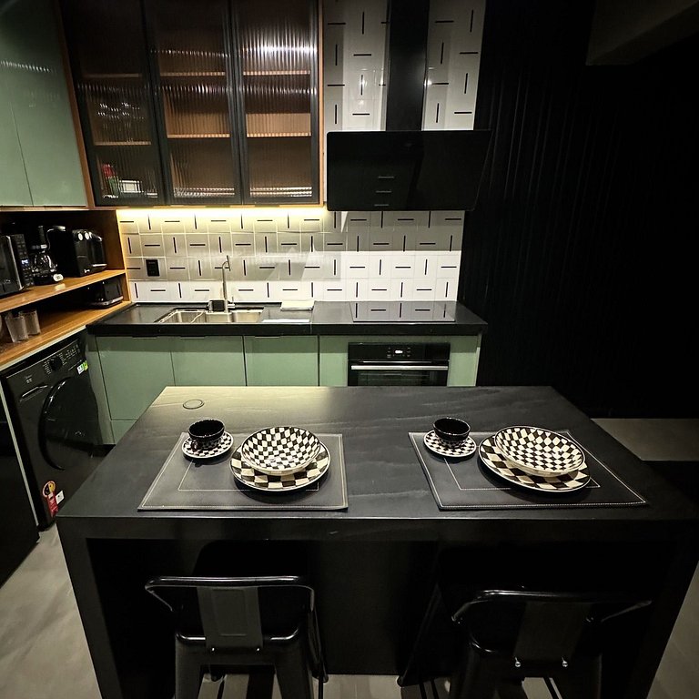 Vista Mar Incrível • Balanço • Ar + Lava e Seca