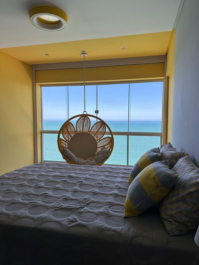 Vista Incrível • Balanço • Ar + Lavadora e Seca