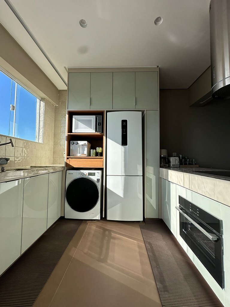 Vista Incrível • Ar Condicionado • Lavadora e Seca