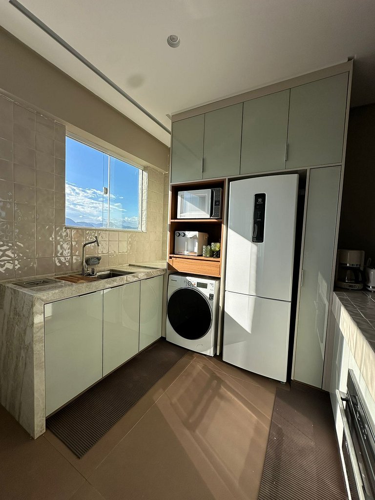 Vista Incrível • Ar Condicionado • Lavadora e Seca