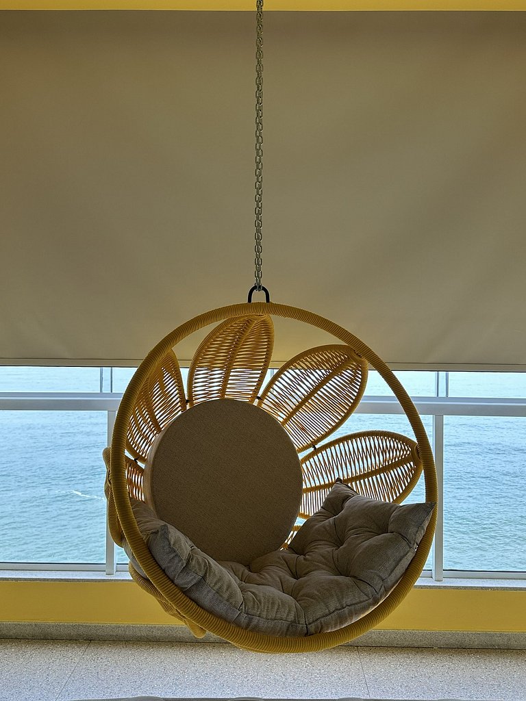 Vista Incrível • Balanço • Ar + Lavadora e Seca