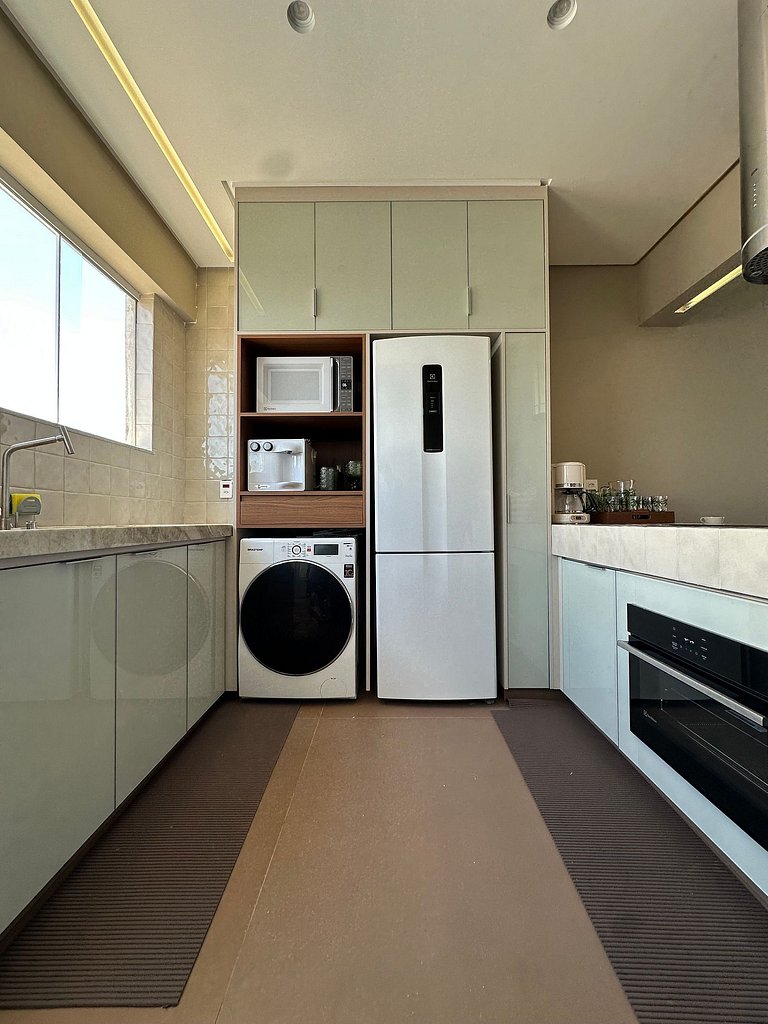 Vista Incrível • Ar Condicionado • Lavadora e Seca