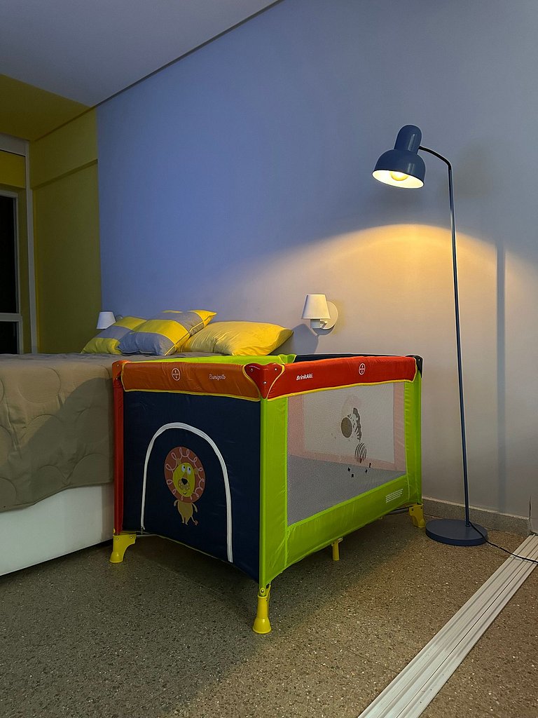 Vista Incrível • Balanço • Ar + Lavadora e Seca