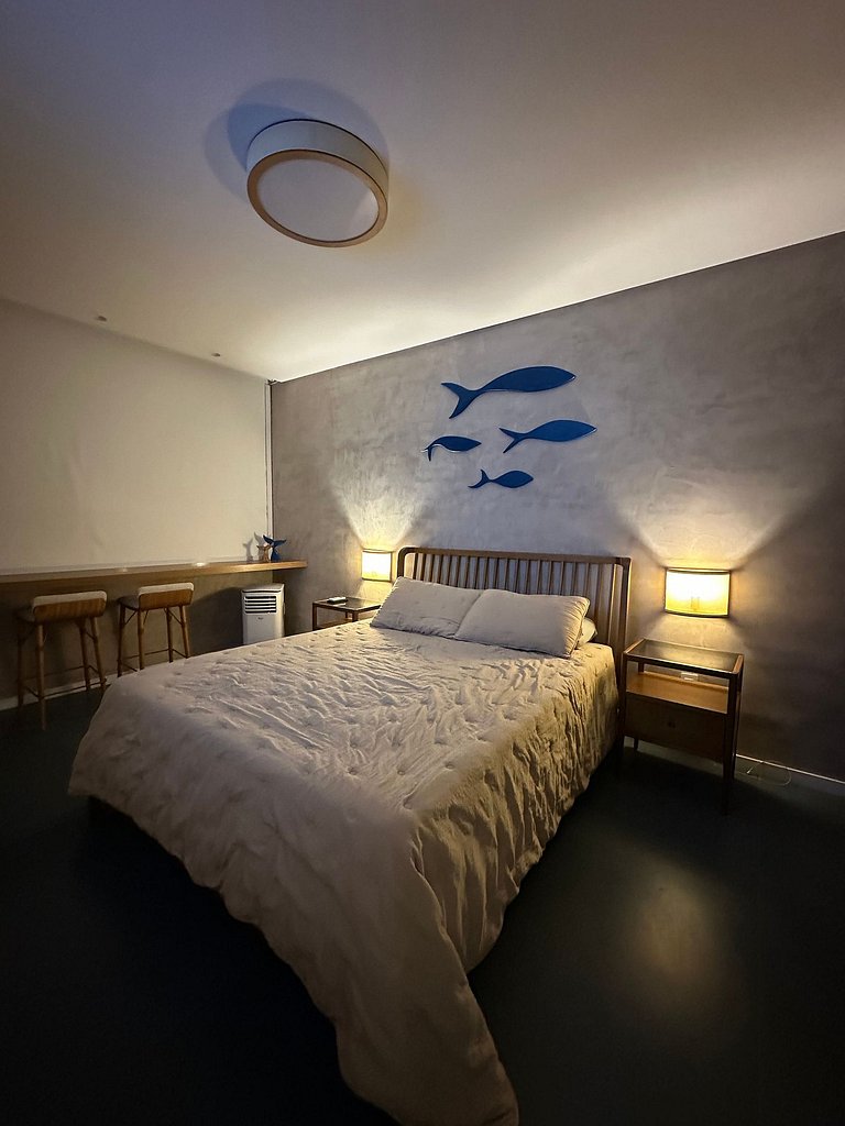 Refúgio na Praia • Vista Mar • Mesa Frente Mar