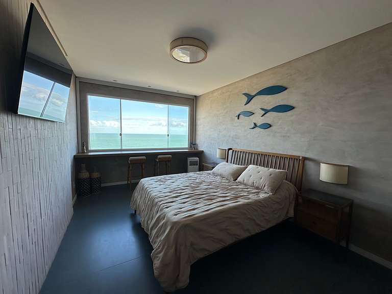 Refúgio na Praia • Vista Mar • Mesa Frente Mar