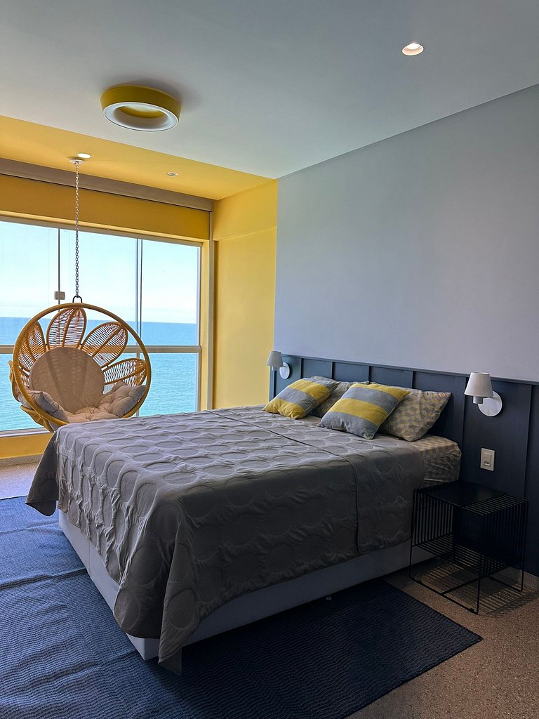 Vista Incrível • Balanço • Ar + Lavadora e Seca